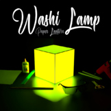 Project Based Learning STEM "Washi" Lamp Paper Lantern + L