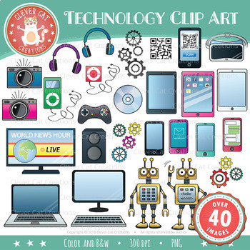 Preview of Technology Clip Art (STEM Series)