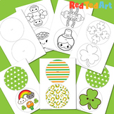 STEAM St Patrick's Day Activity - DIY Paper Spinner Toys -