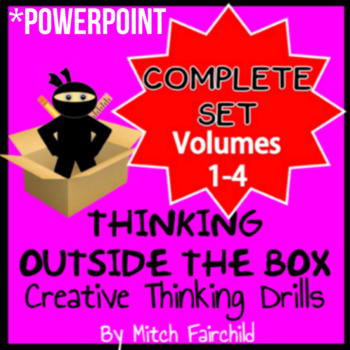 Preview of STEAM Thinking Outside The Box Drills /Emergency Sub Plans-Vol. 1-4 (PowerPoint)