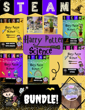Preview of STEAM Wizard/HP Themed Science/Gifted Standards based K-5 Bundle! 5theme lessons