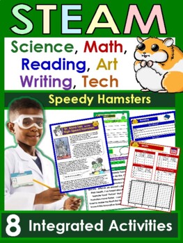 Preview of STEAM activity: Hamsters  Gr 2-3   Science, Reading, Writing, Math, Tech