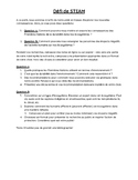 STEAM project - Grade 7 - Interactions - French - Ontario