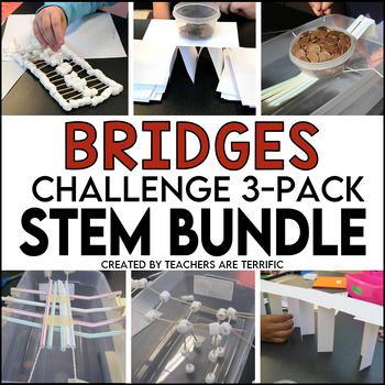Preview of STEM Challenges Bridges Bundle 3 Activities