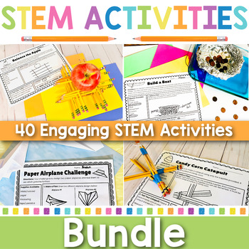 Preview of STEM Activities Bundle | Teambuilding | Camping | Energy | End of the Year