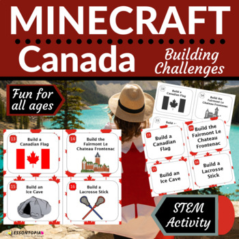 Preview of Minecraft Challenges | Canada | STEM Activities