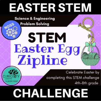 Preview of STEM Activities Easter Egg Zipline