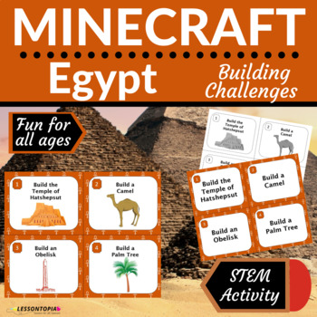 Preview of Minecraft Challenges | Egypt | STEM Activities