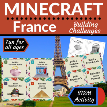 Preview of Minecraft Challenges | France | STEM Activities