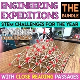STEM Activities Full Year Bundle with December and Christm