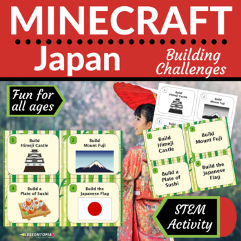 Preview of Minecraft Challenges | Japan | STEM Activities