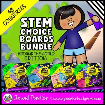 Preview of STEM Activities & Makerspace BUNDLE | Choice Boards PreK Kindergarten 1st Grade