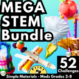 EASY MATERIALS STEM ACTIVITIES with End of Year Summer STE