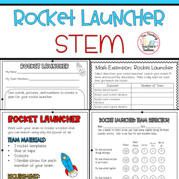 Preview of STEM Activities Rocket Launcher