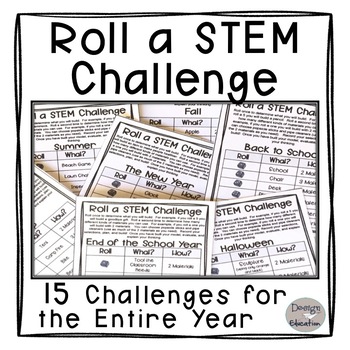 Preview of Yearlong STEM Challenges | STEAM Activities for the Entire Year