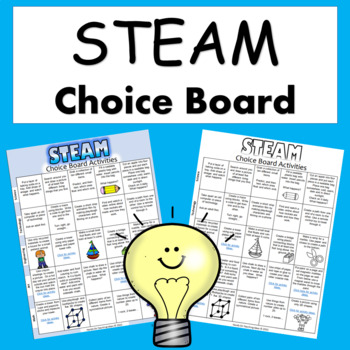 Preview of STEM Activities STEM Activities Choice Board FREE