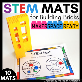 Preview of STEM Activities for the Makerspace with Building Bricks like LEGO®️