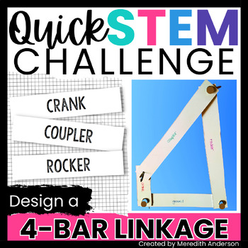 Preview of STEM Activity - Mechanical Engineering Challenge 4-Bar Linkage Mechanism