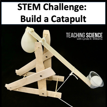 Preview of Summer STEM Activity Build a Catapult & Design Process & STEM Challenge