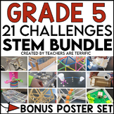 STEM Activity Bundle for 5th Grade - 21 Challenges