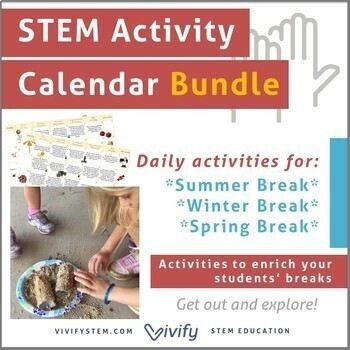 Preview of Year-Round STEM Activity Calendar Bundle