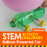 STEM Activity Challenge Balloon Powered Car (Middle School)