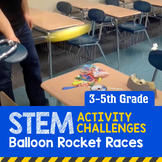 STEM Activity Challenge Balloon Rocket Races (Upper Elementary)