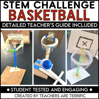 Preview of STEM Basketball Goal Challenge Engaging Problem-Solving Sports Activity