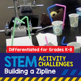 STEM Activity Challenge: Building a Zipline (K-8 Version)