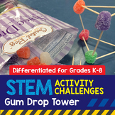 STEM Activity Challenge: Gum Drop Tower (K-8 Version)