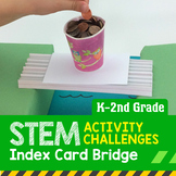 STEM Activity Challenge - Index Card Bridge  (Elementary)