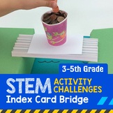 STEM Activity Challenge - Index Card Bridge (Upper Elementary)