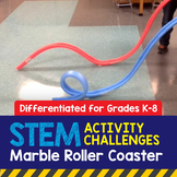 STEM Activity Challenge: Marble Roller Coaster (K-8 Version)