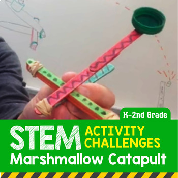 Preview of STEM Activity Challenge Marshmallow Catapult  (Elementary)