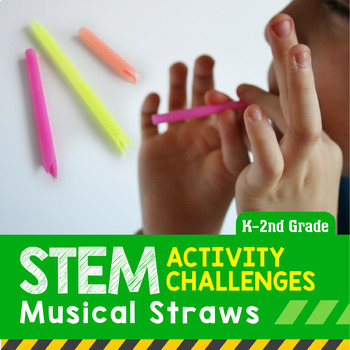 Preview of STEM Activity Challenge Musical Straws (Elementary)