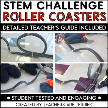 Preview of STEM Roller Coaster Challenge- Force and Motion Project Based Learning
