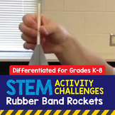 STEM Activity Challenge: Rubber Band Rockets (K-8 Version)