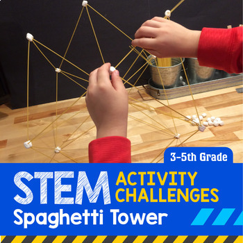 Preview of STEM Activity Challenge Spaghetti Tower (Upper Elementary)