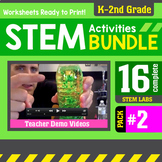 STEM Activity Challenges 16 Pack #2 (Elementary)