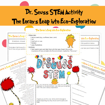 Preview of STEM Activity - Dr. Seuss - LORAX - Printable - Digital Download