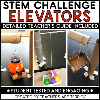 Preview of STEM Elevators Challenge Problem-Solving Project including 2 Versions