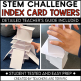 Index Card Tower STEM Challenge