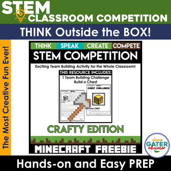 Preview of Minecraft STEM Activities and Challenges Freebie