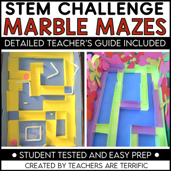 Preview of STEM Marble Maze Challenge – Project Based Activity