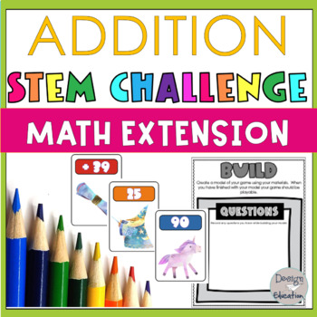 Preview of STEM Activity Math Addition with Regrouping | Math PBL | Math Extension