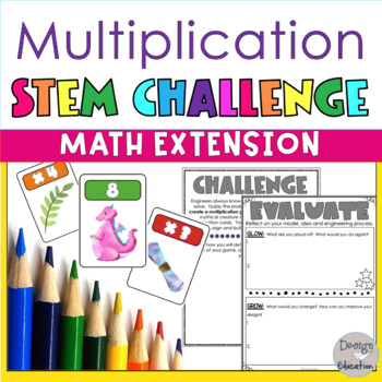 Preview of STEM Activity Math Multiplication Challenge | Math PBL | Math Extension