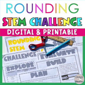 Preview of STEM Activity Math Rounding | Math PBL | Math Extension