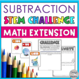 STEM Activity Math Subtraction w/ Regrouping | Math PBL | Math Extension