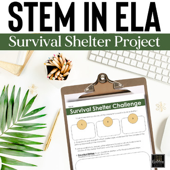 Preview of ELA STEM Challenge Activity: Explanatory Essay, Hatchet Writing Activities +More