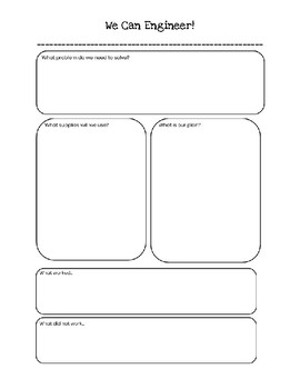 Preview of STEM Activity Write-Up Sheet